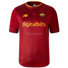 Koszulka AS Roma Domowe Koszulki Piłkarskie 2022-2023 Krótki Rękaw